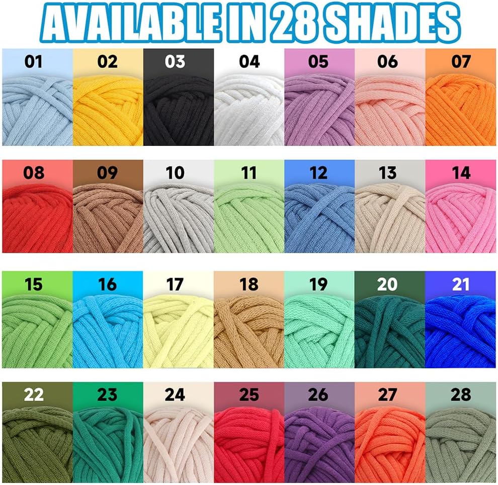 3x60g Pale Peach Yarn for Crocheting and Knitting;3x66m (72yds) Cotton Yarn for Beginners with Easy-to-See Stitches;Worsted-Weight Medium #4;Cotton-Nylon Blend Yarn for Beginners Crochet Kit Making