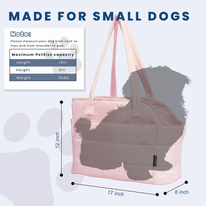 Lightweight Puffy for Small Dogs, Pink