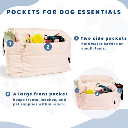 Lightweight Puffy for Small Dogs, Pink