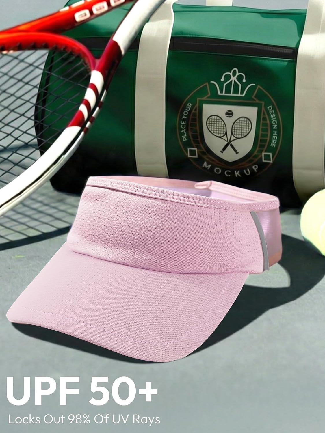Sun Visor Hat for Women & Men UV Protection Lightweight Sports