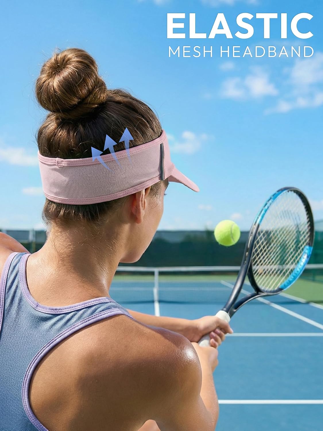 Sun Visor Hat for Women & Men UV Protection Lightweight Sports