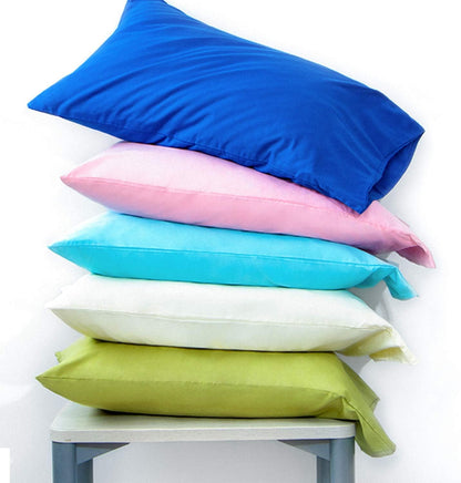 2-Pack Microfiber Standard Pillow Cases, Envelope Style, Pink