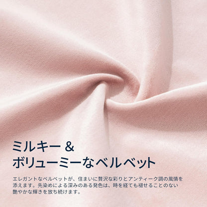 Pack of 2 Velvet Decorative Throw Decorative Pillow Cover Soft Solid Square Cushion Case for Couch Light Pink 18 x 18 inches 45 x 45 cm