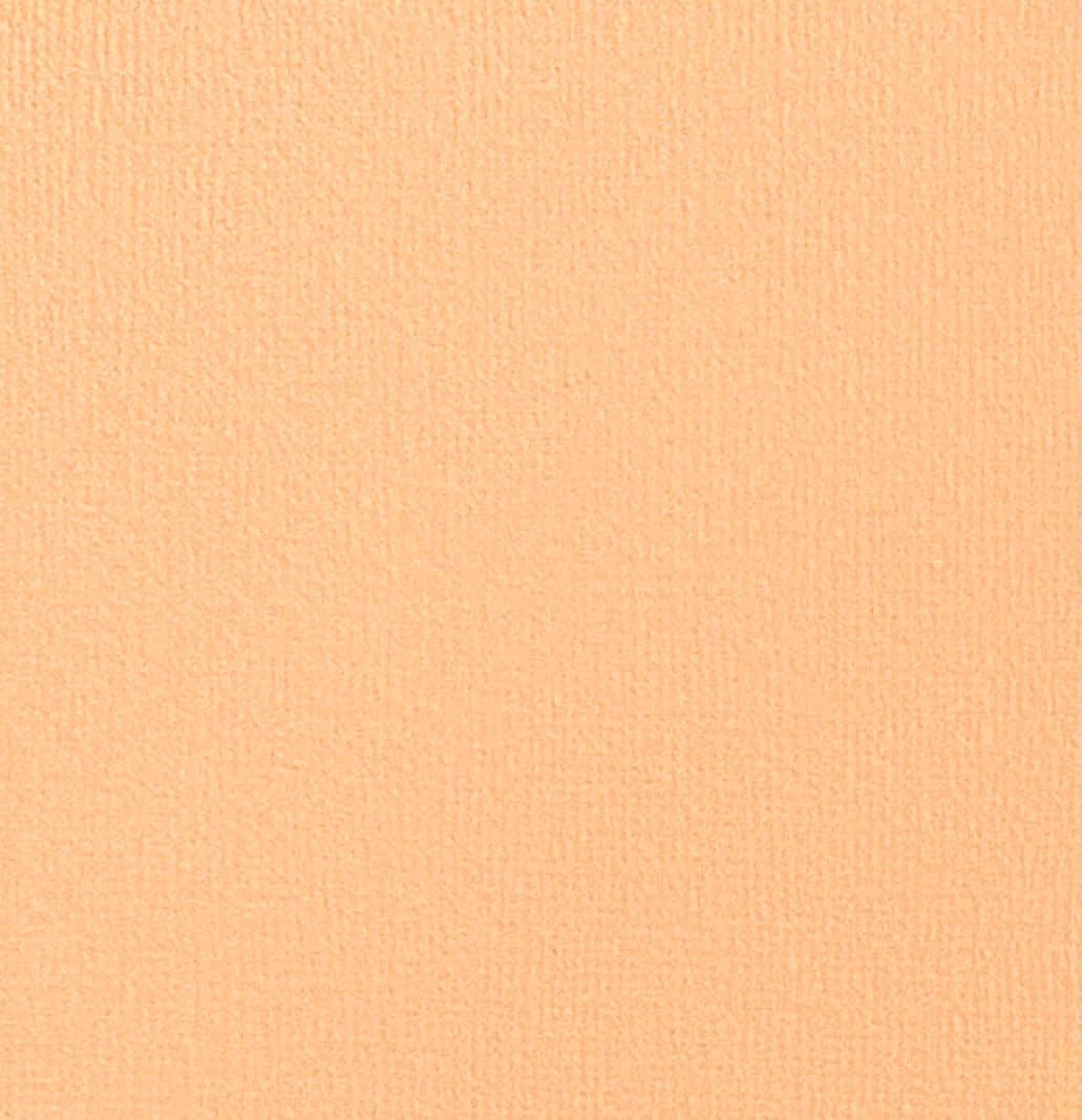 Peach Sherbet—12x12 Textured Cardstock | 80lb Textured Orange Scrapbook Paper | Premium Cardstock for Cricut Cutting | 25 Sheets