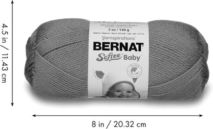 Softee Baby Yarn for Crocheting Soft, Pink Marl, 3-Pack