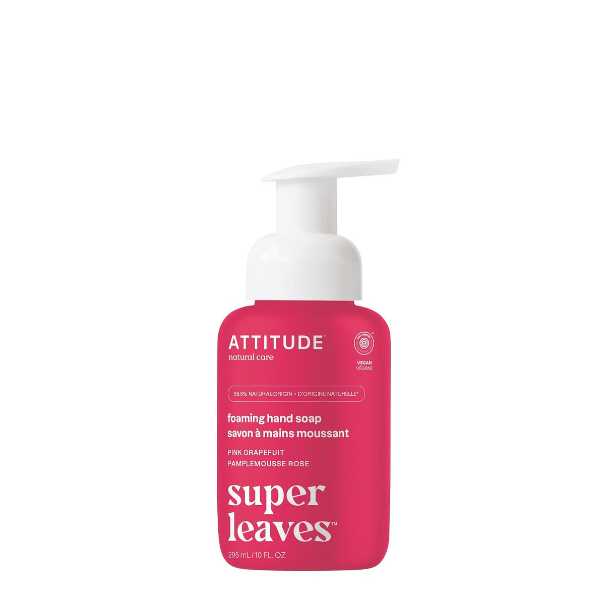 Foaming Hand Soap, EWG Verified, Pink Grapefruit, 10 oz