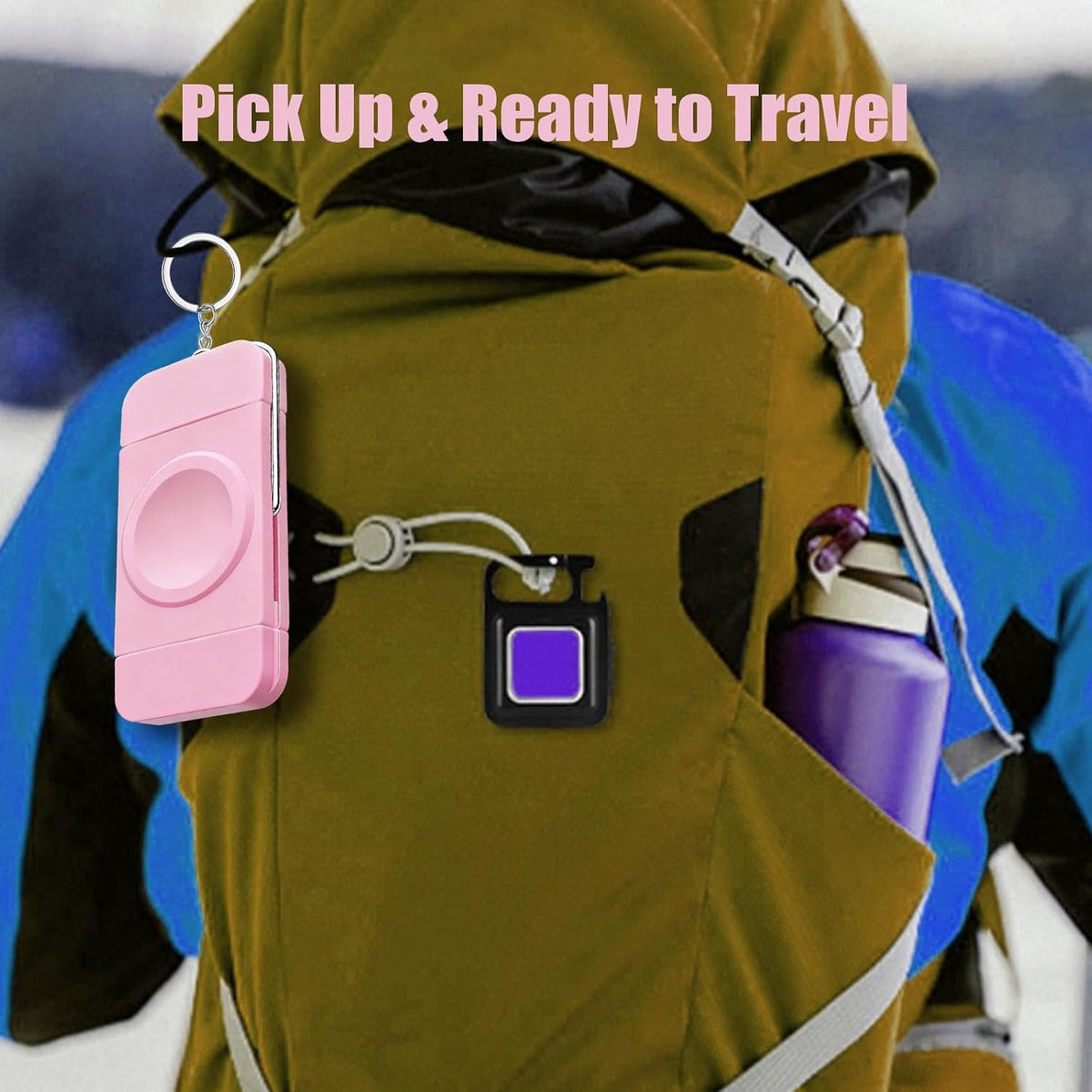 Portable Charger for Apple Watch,2-in-1 Wireless Fast Charging for Travel