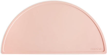 Silicone Placemat for Kids | BPA-Free Non-Slip Design (Blush)