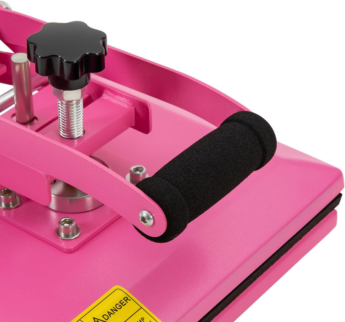 Heat Press Machine for T Shirts, 11.8 * 9 inches Modern Portable Heat Press Machine with Adjustable Time (0-999s) & Temperature (0-752 ° F), 700W Commercial Electric Heat Press Machine (Pink)