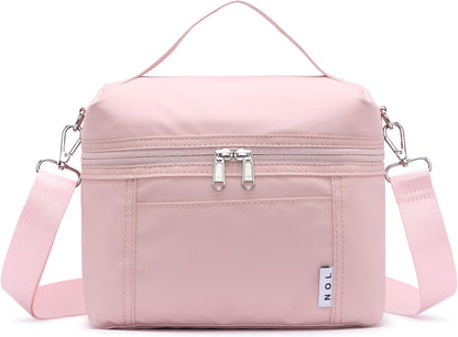 NOL 8L Insulated Lunch Bag for Women, Medium, Pink