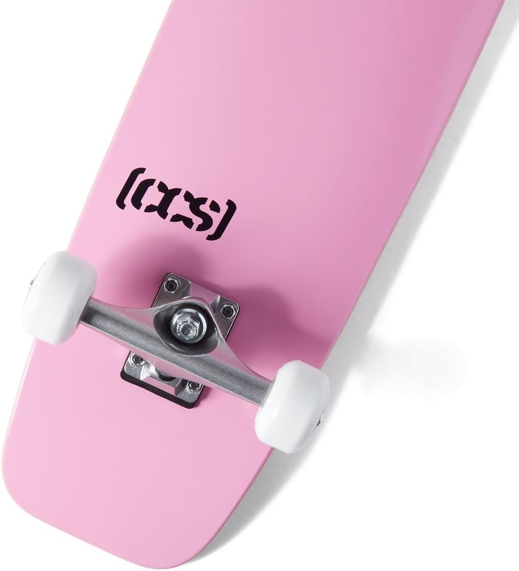 [ ] Mini Cruiser Skateboard Complete | 8" x 27" | Maple Wood | Professional Grade | Fully Assembled with Skate Tool & Stickers | Adults, Kids, Teens, Youth | Boys & Girls
