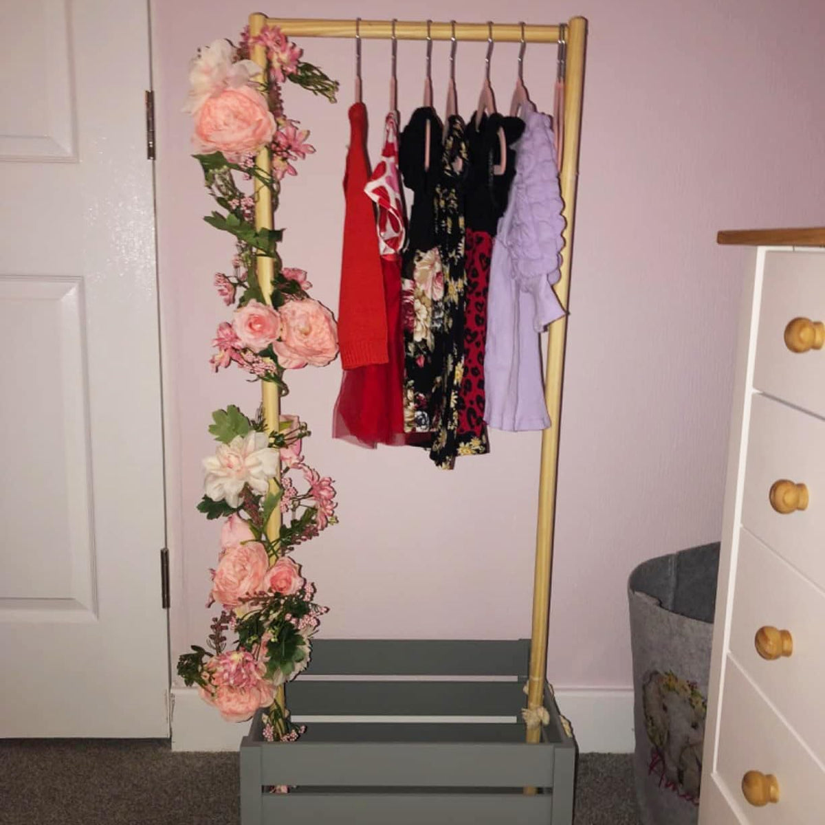 Pink Flower Vine, Peony Garland, Flowers for Backdrop Decoration, 6' Length, Floral Garlands for Wedding Decor Home Table Runner Mantle Decoration