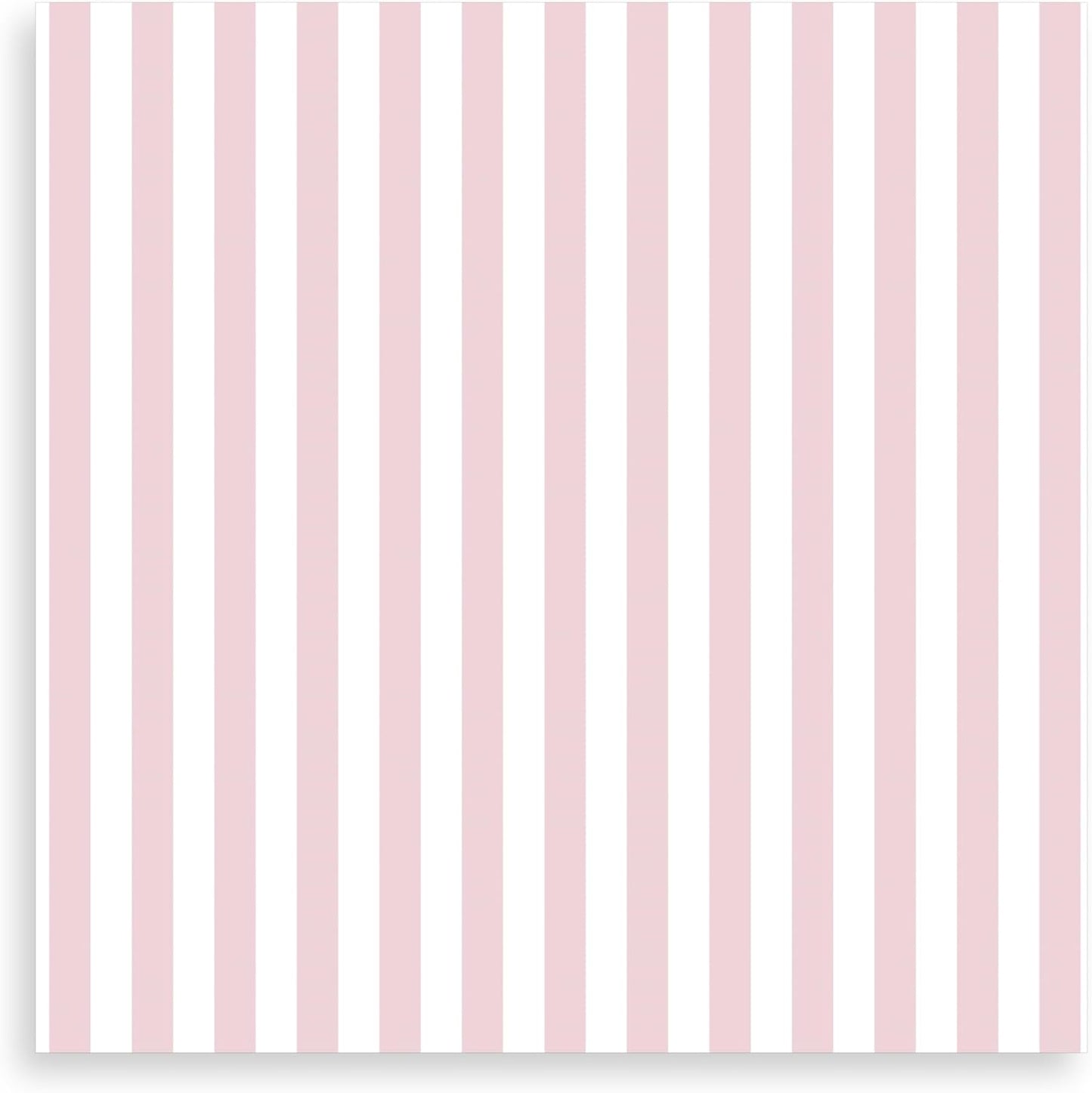 Pale Pink Cocktail Napkins Striped Paper Cocktail Napkins (Non-Toxic Ink) girl baby shower party decorations light pink and White blush Disposable Napkin set (50ct) 5" x 5"