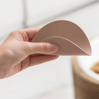 Silicone Cup Cover Lids, 4.3 Inch, 2 Pack - Pink Beige