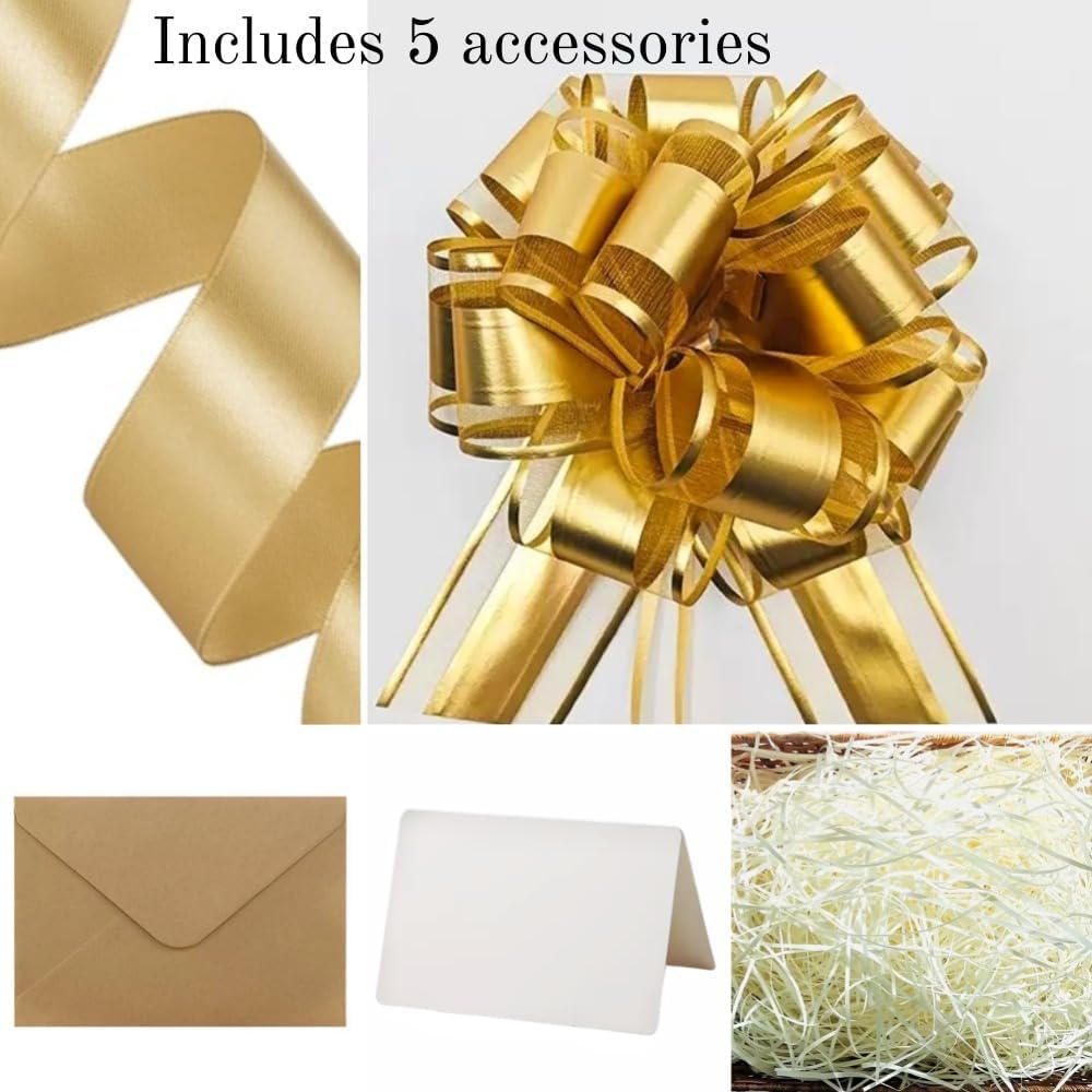 Pink Large Gift Box 1Pcs 15x12x6 inch,luxury Gift Box with Lid for Birthday Christmas Valentine's Day Mother's Day (Includes Pull Bows,Card,Envelope,Filler)