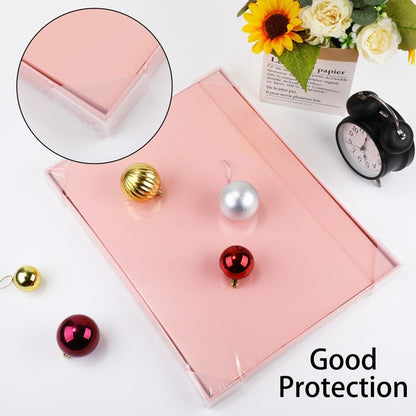 Pink Large Gift Box 1Pcs 15x12x6 inch,luxury Gift Box with Lid for Birthday Christmas Valentine's Day Mother's Day (Includes Pull Bows,Card,Envelope,Filler)