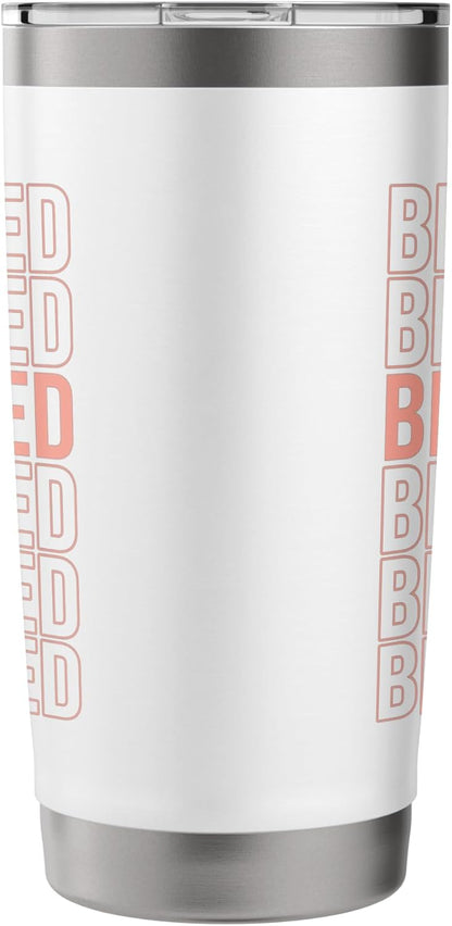Peach Blessed Peach Color Graphic Stainless Steel Insulated Tumbler