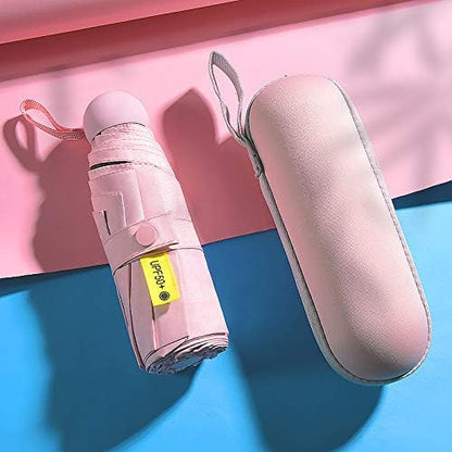 Mini Travel Umbrella with Umbrella Case
