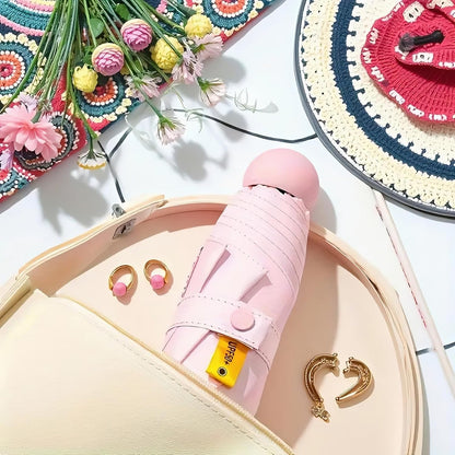 Mini Travel Umbrella with Umbrella Case