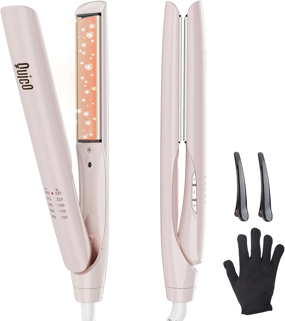 Hair Straightener, 100-240V Dual Voltage Flat Iron Hair Straightener
