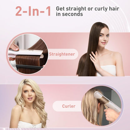 Hair Straightener, 100-240V Dual Voltage Flat Iron Hair Straightener