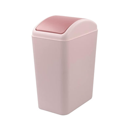 4.5 Gallon Pink Plastic Waste Can with Swing Lid, 1 Pack
