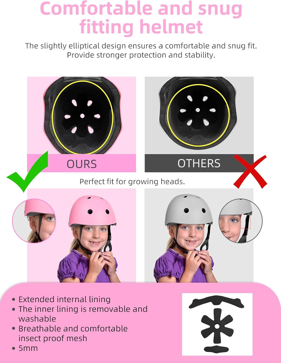 XJD Toddler Bike Helmet for Baby/Infant 2-8 Years Old
