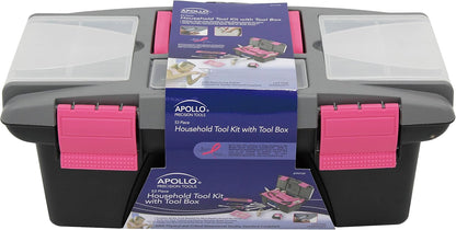 53 Piece Household Tool Set, Pink DT9773P