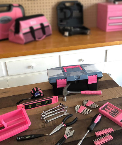 53 Piece Household Tool Set, Pink DT9773P