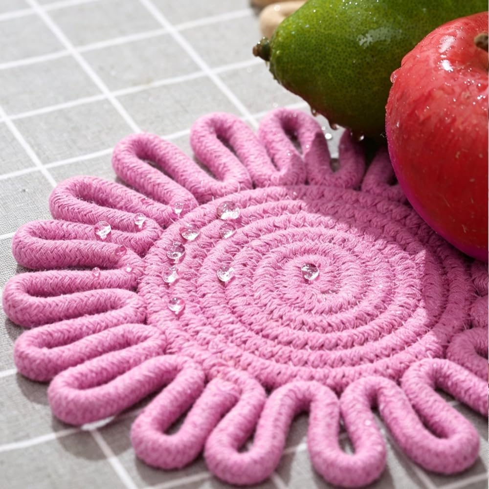 7.5 Inch Trivets for Hot Dishes, Pots and Pans, Trivet Set