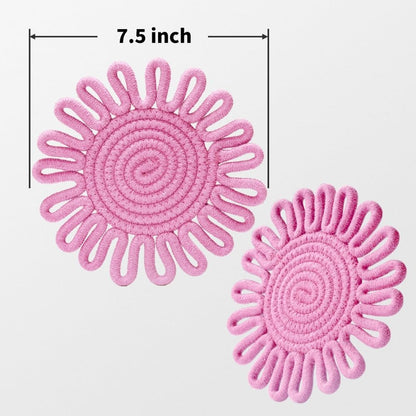 7.5 Inch Trivets for Hot Dishes, Pots and Pans, Trivet Set