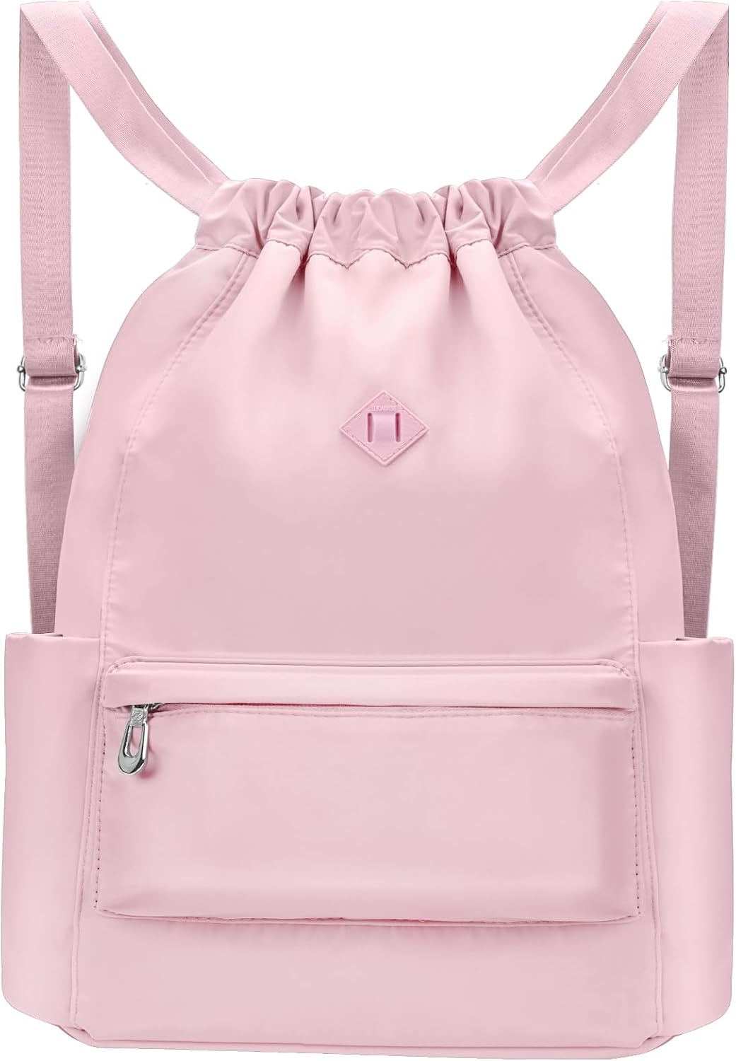 Drawstring Backpack with Wet Pocket, Sports Gym Sackpack for Women