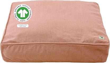 Pink Dog Bed Cover, Non-Toxic & 100% Cotton, 22"x27"x5"