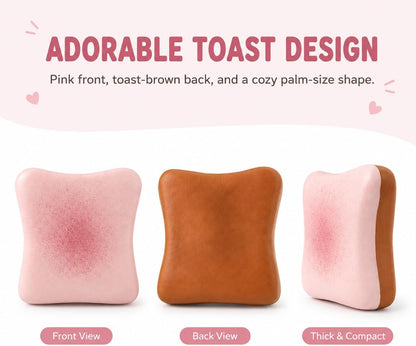 Sticky Bread Squishy Fidget Toys,Slow Rising Butter Squishy Toy,Moist and Soft Stress Toast Balls,Stress Relief & Fidget Toys for ADHD,Party Favor Gift (Pink A-1pcs)