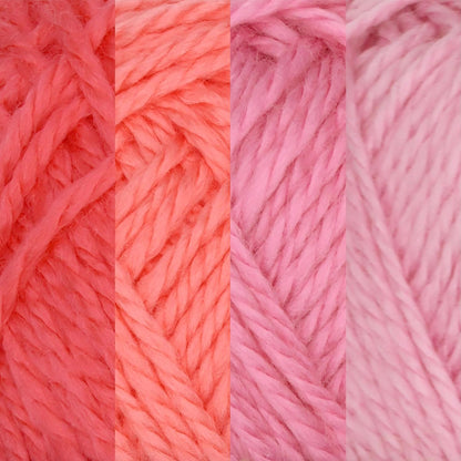 JubileeYarn Amigurumi Select Yarn - Shades of Pink - 4 Skeins