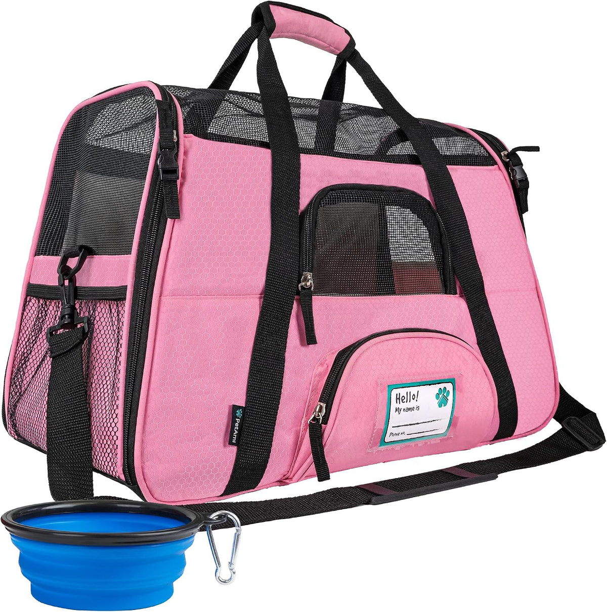 Airline Approved Pet Carrier for Cats & Small Dogs, Small, Pink