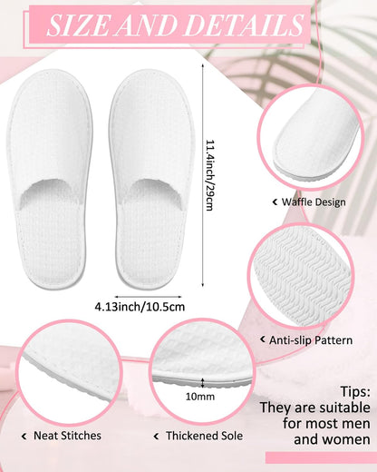 Spa Robe and Slippers Set Bulk Waffle Light