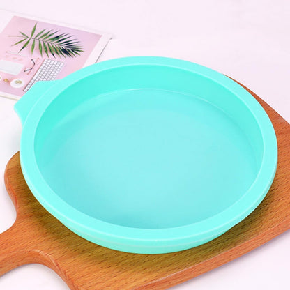 4pcs 6 Inch round Rainbow Cake Molds Silicone Bakeware