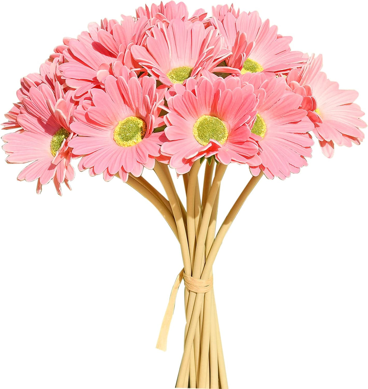 12 Stems PU Pink Gerbera Daisy
