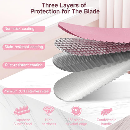 Bread Knife for Homemade Bread, World's 1st Double Serrated Knife
