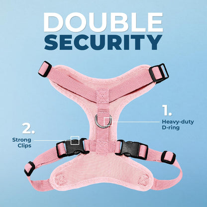 Voyager Step-in Lock Dog Harness - Pink, X-Small