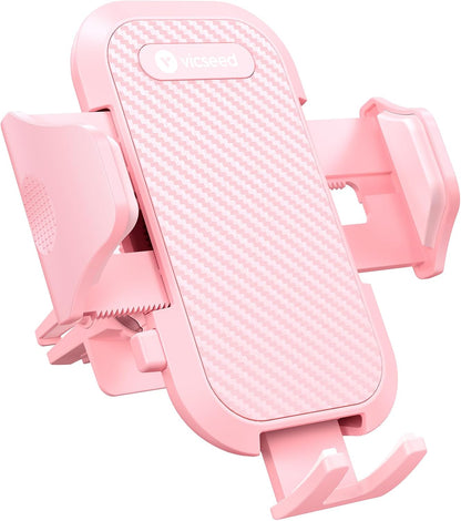 Ultra Stable Pink Car Phone Holder Vent [Never Fall Off & Break]