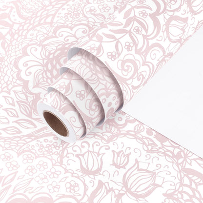 Pink Peel and Stick Wallpaper Boho Pink Floral Wallpaper