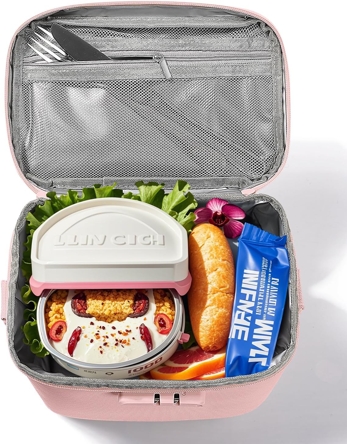 Lockable Lunch Box Bag Women Girls - Insulated Waterproof Leakproof Lightweight Reusable Cooler with Combination Lock for Work - Back to School Teacher Mothers Day Christmas Birthday Gifts