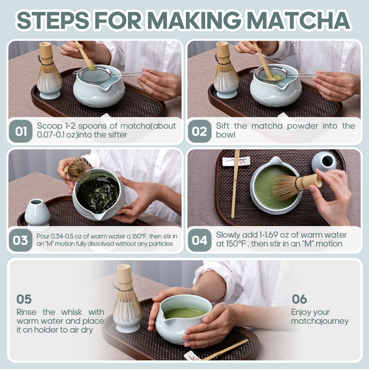 Joyscale Matcha Whisk Set, Matcha Set Whisk And Bowl, 9 Pcs Matcha Kit Set(Relief Mountain Design), 18 OZ, Japanese Matcha Tea Set, Matcha Making Kit Gifts for Tea Lovers(Pink)