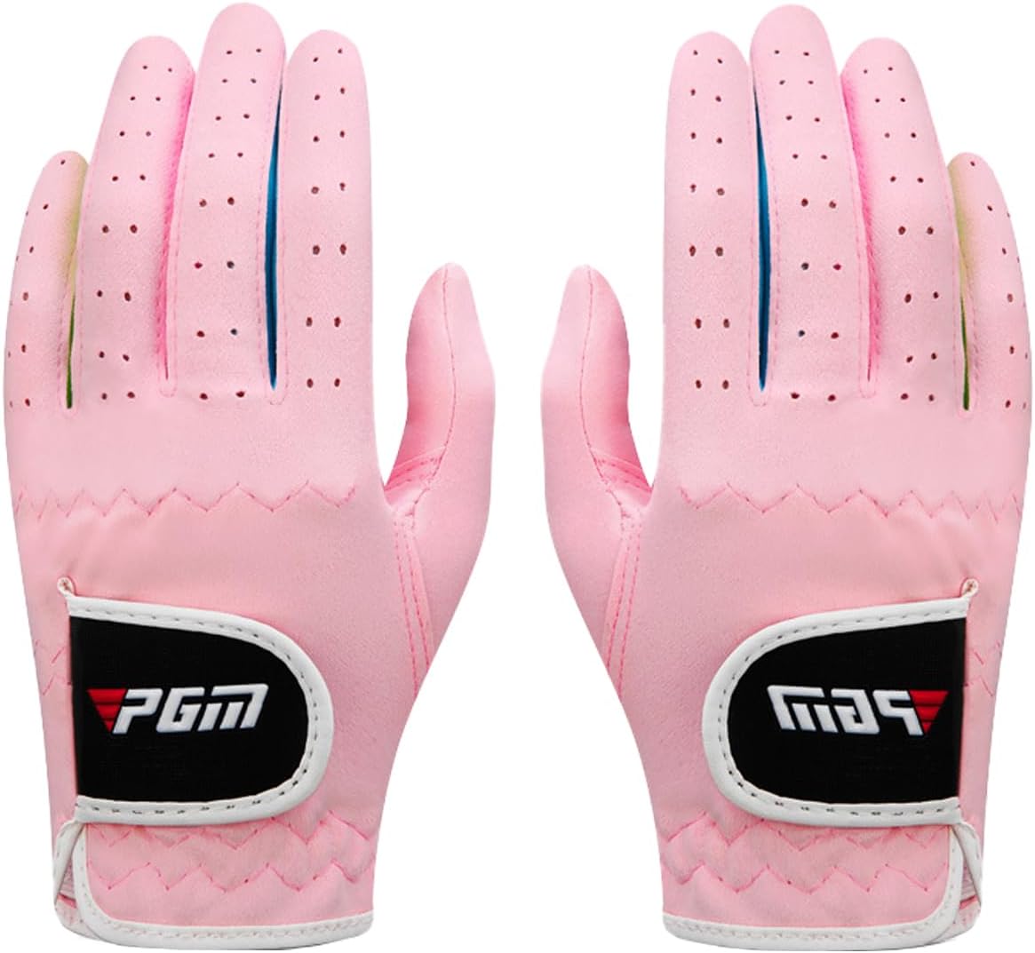 Kids Golf Gloves,Youth Golf Glove for Gilrls and Boys,Junior Golf Glove for Left Hand and Right Hand(2pcs)