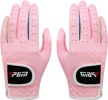 Kids Golf Gloves,Youth Golf Glove for Gilrls and Boys,Junior Golf Glove for Left Hand and Right Hand(2pcs)