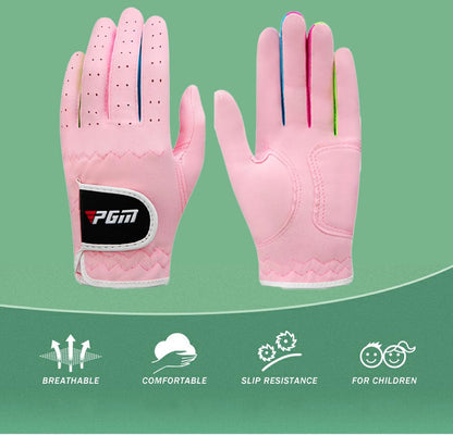 Kids Golf Gloves,Youth Golf Glove for Gilrls and Boys,Junior Golf Glove for Left Hand and Right Hand(2pcs)