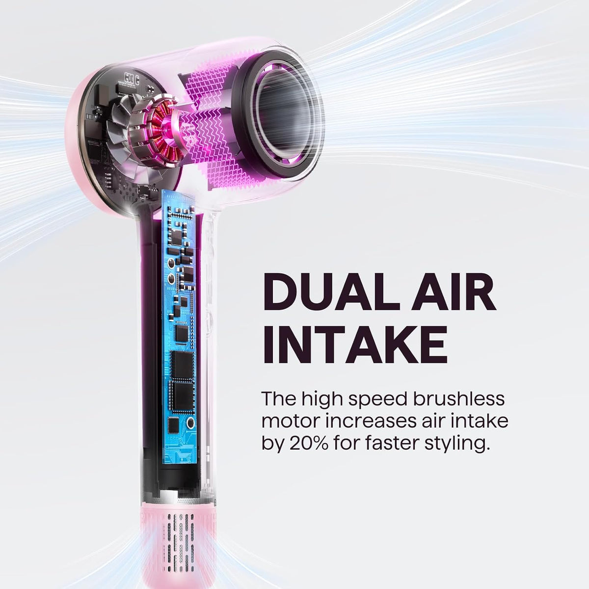 Wavytalk Turblow Pro Fast Drying Hair Dryer with Diffuser