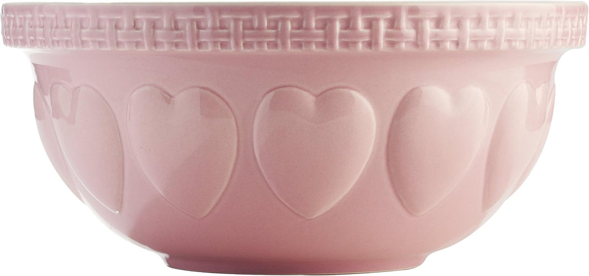 Chip Resistant Earthenware S12 Mixing Bowl, Pink, 29 cm